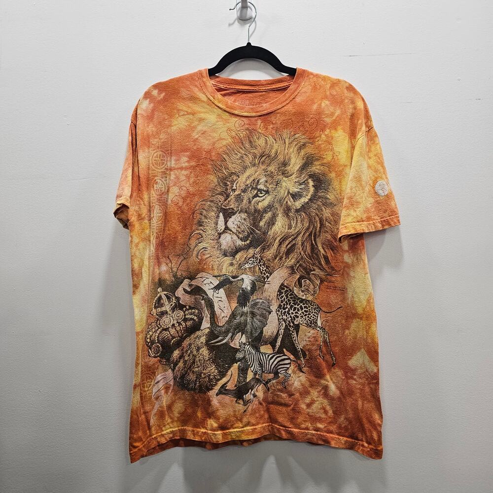 The Mountain Medium Lion Orange Shirt Africa 2009 Tennessee Aquarium Giraffe